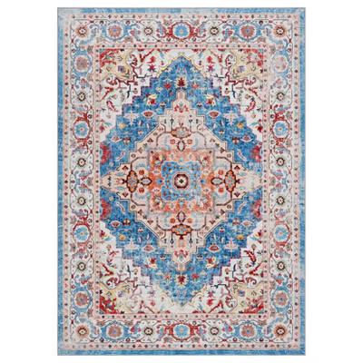 Machine Washable Vintage Area Rugs with Non Slip Rugs for Living Room Bedroom Nursery Traditional Woven Carpet Stain Resistant, Decor Office Boho | Target