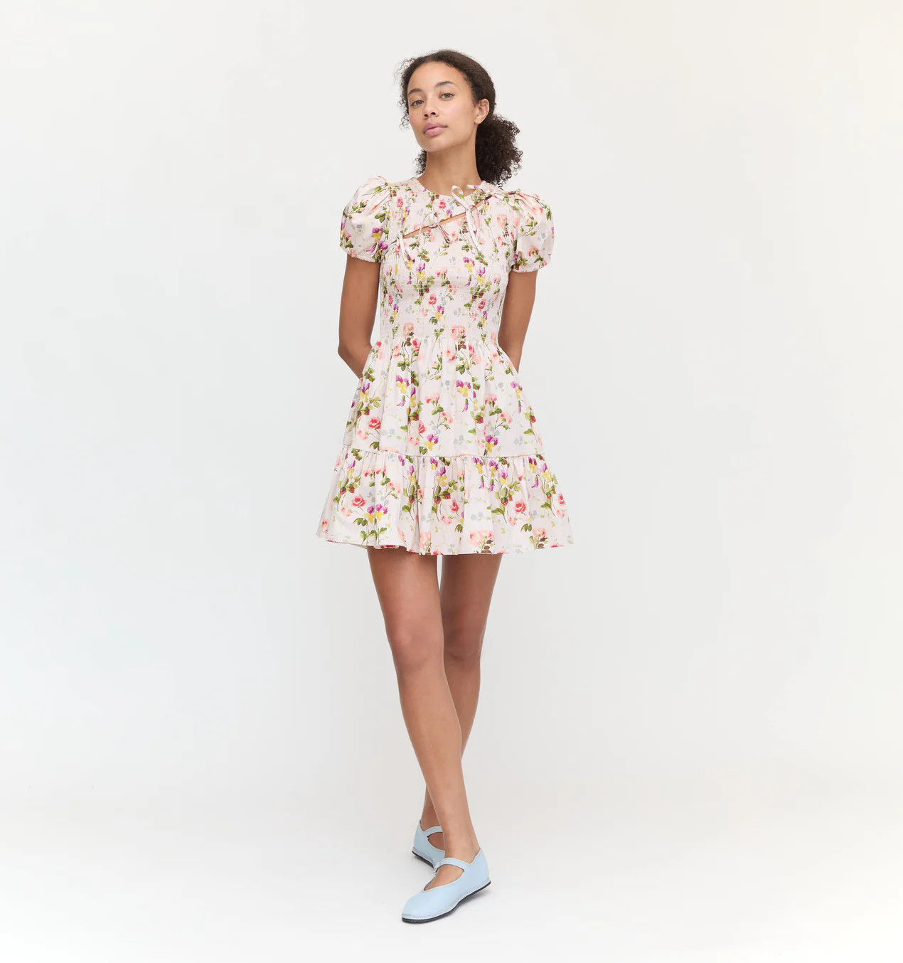 The Gia Mini Nap Dress - Pink Bluebonnet | Hill House Home US