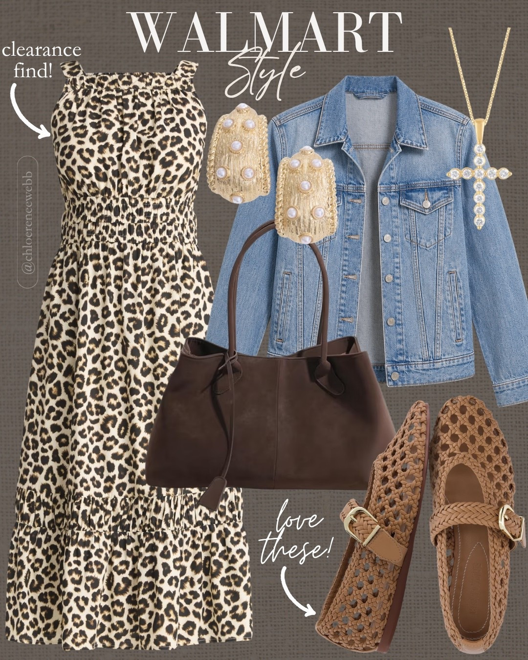 Walmart, clearance, sale, dress, fall, denim jacket, autumn outfit ideas, sandals, mary Jane flats, purse, bag, cross necklace, statement earrings, new deal alert

#LTKSaleAlert #LTKSeasonal #LTKootd