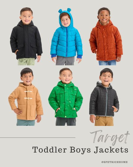 Target has a great selection of jackets for toddler boys this year! With various styles, prints and colors, there is something for everyone! 

#toddlerfashion #catandjack #winterjacket #falloutfits #hooded

#LTKfamily #LTKkids #LTKfindsunder50