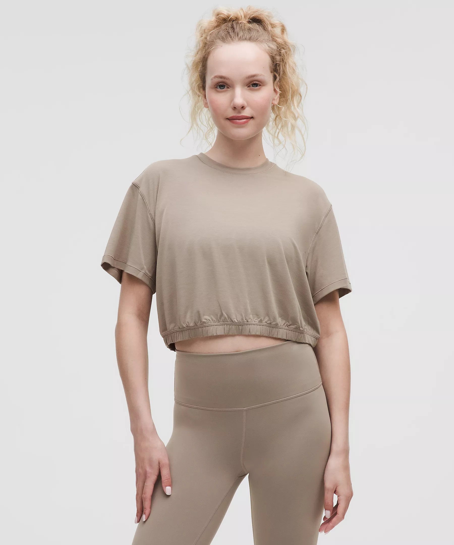 Jersey Training Elastic-Hem Short-Sleeve Shirt | Lululemon (US)