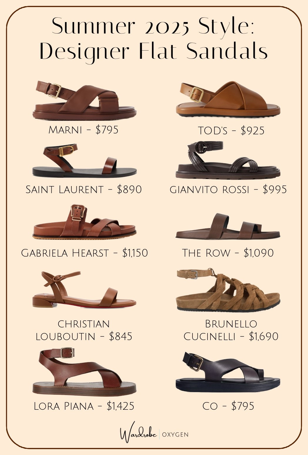 Designer flat sandals for women summer 2025  

#LTKMidsize #LTKOver40 #LTKSeasonal