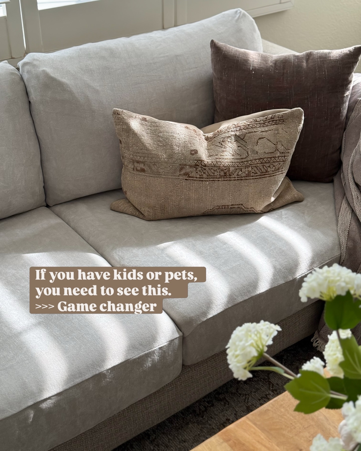 Testing these sofa covers out so you don’t have to! After almost 3 weeks, I would say it’s a 10/10!!! 

Comment COVER for the link! 

#sofacover #momlife #kidfriendly #livingroomgoals #momhacks

#LTKmomlife #LTKKids #LTKHome