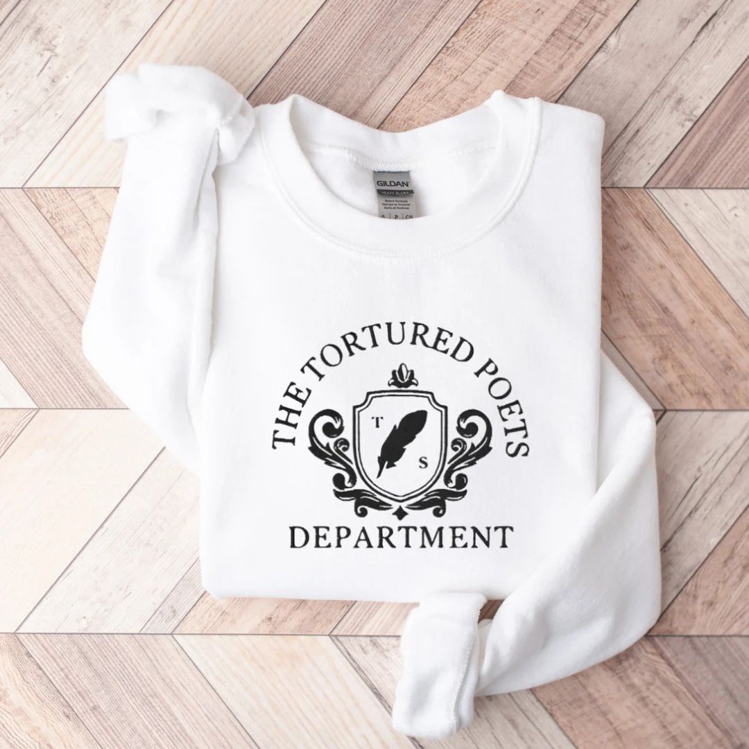 Tortured Department Embroidered Sweatshirt, Album Gift, TS Sweatshirt - Etsy | Etsy (US)
