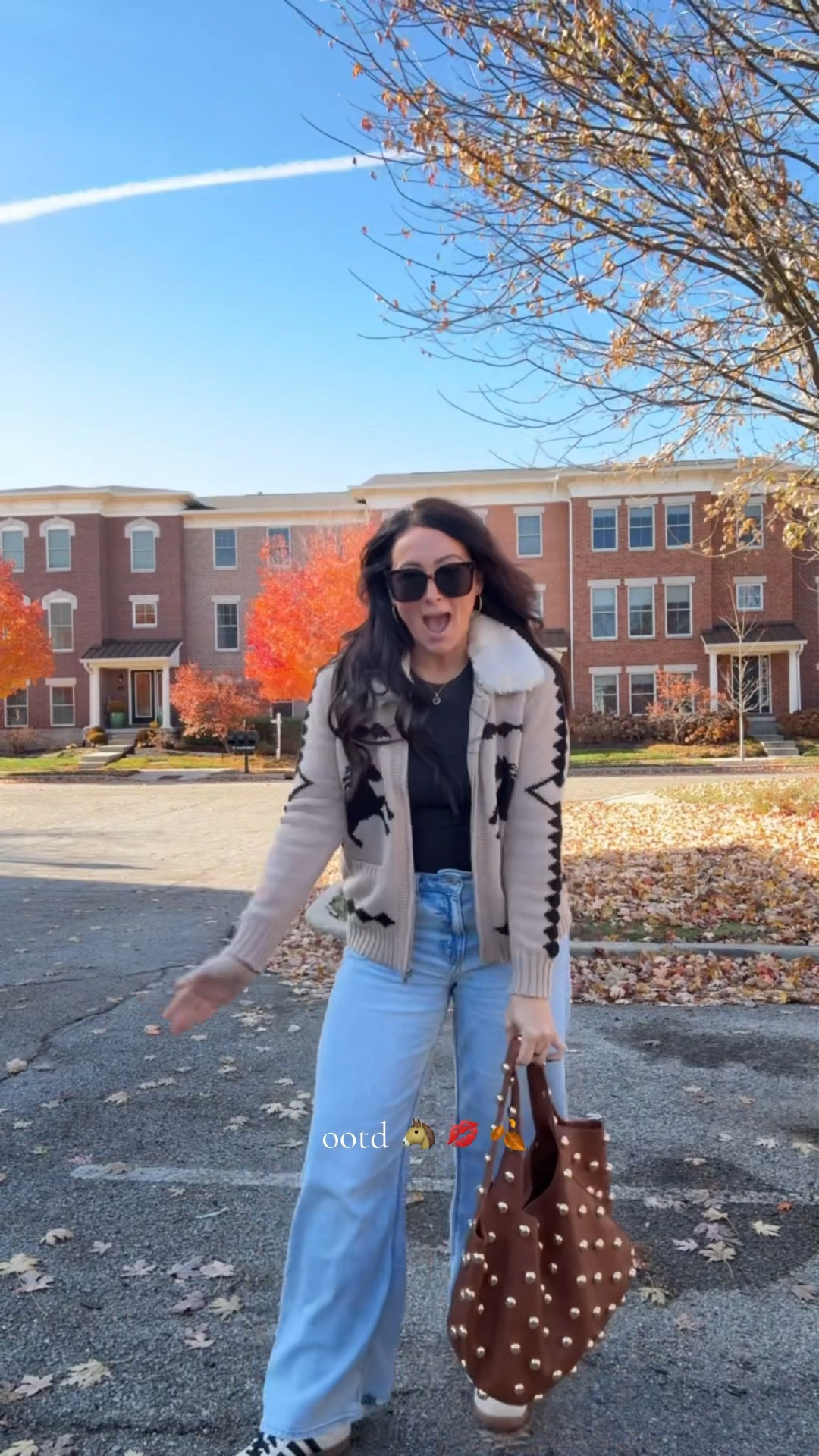 • one size sweater - fits like a medium 
• size 8 tee
• size 6 denim 
• size down 1/2 size in sneakers 

#LTKdayinmylife #LTKStyleTip #LTKootd