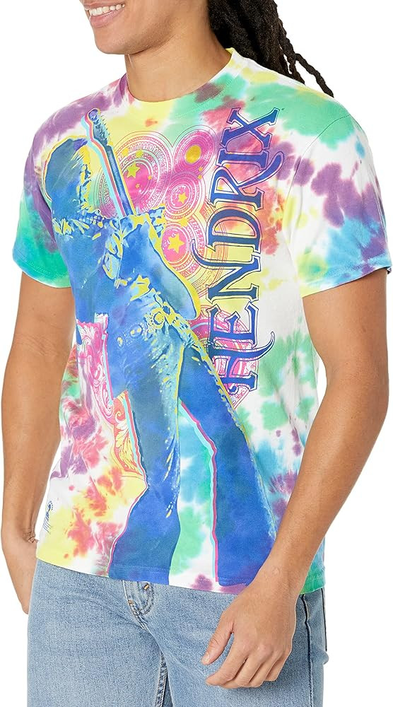 Liquid Blue Unisex-Adult Standard Jimi Hendrix Electric Lady Short Sleeve Tee | Amazon (US)