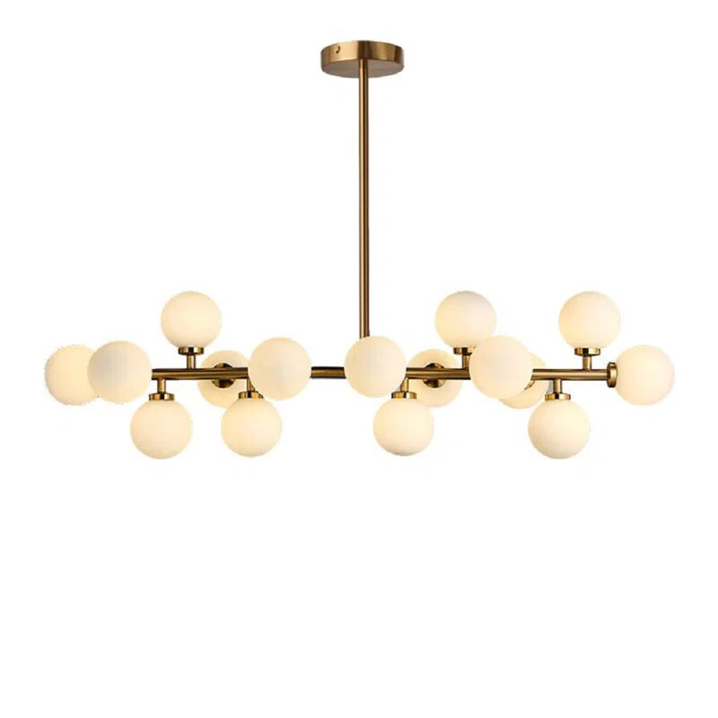 Dickman 16 - Light Sputnik Modern Linear Chandelier | Wayfair Professional