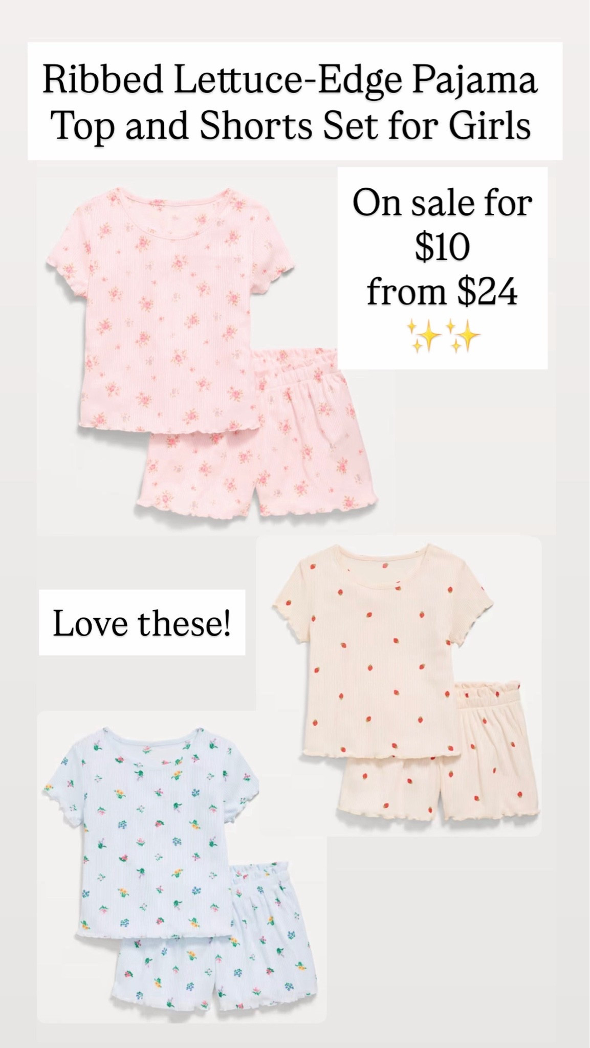 Ribbed Lettuce-Edge Pajama Top and Shorts Set for Girls

#LTKKids #LTKSaleAlert