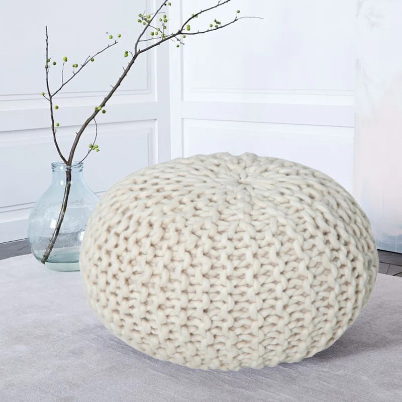 Wolle Upholstered Pouf | Wayfair North America