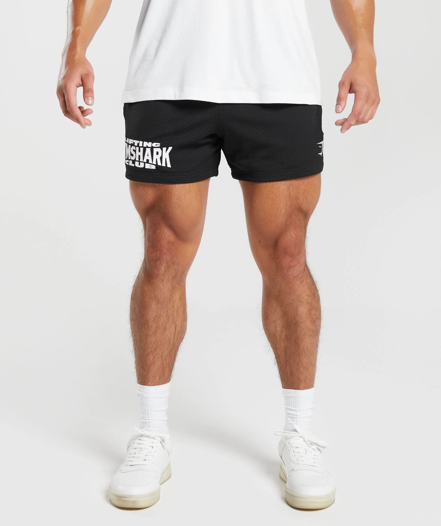 Gymshark Lifting Club Mesh 5" Shorts - Black | Gymshark US