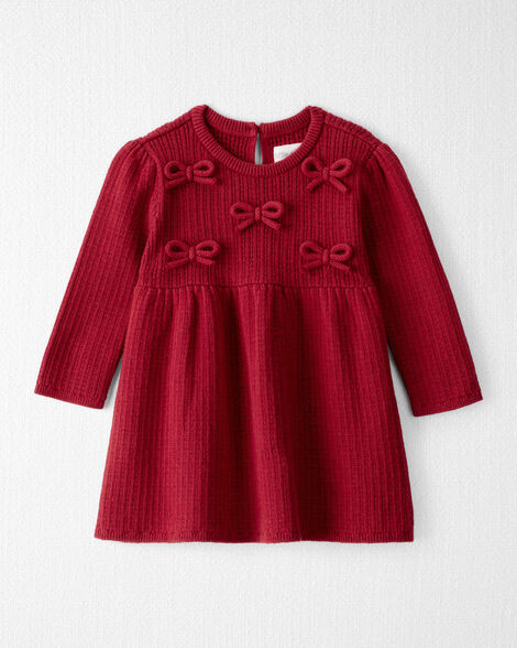Baby Girl Organic Cotton Sweater Knit Dress - Little Planet | Carter's | Carter's Inc