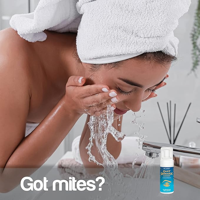 OCuSOFT Oust Demodex Foam Cleanser - Extra Strength - Foaming Cleanser for Eyelids & Eyelashes wi... | Amazon (US)