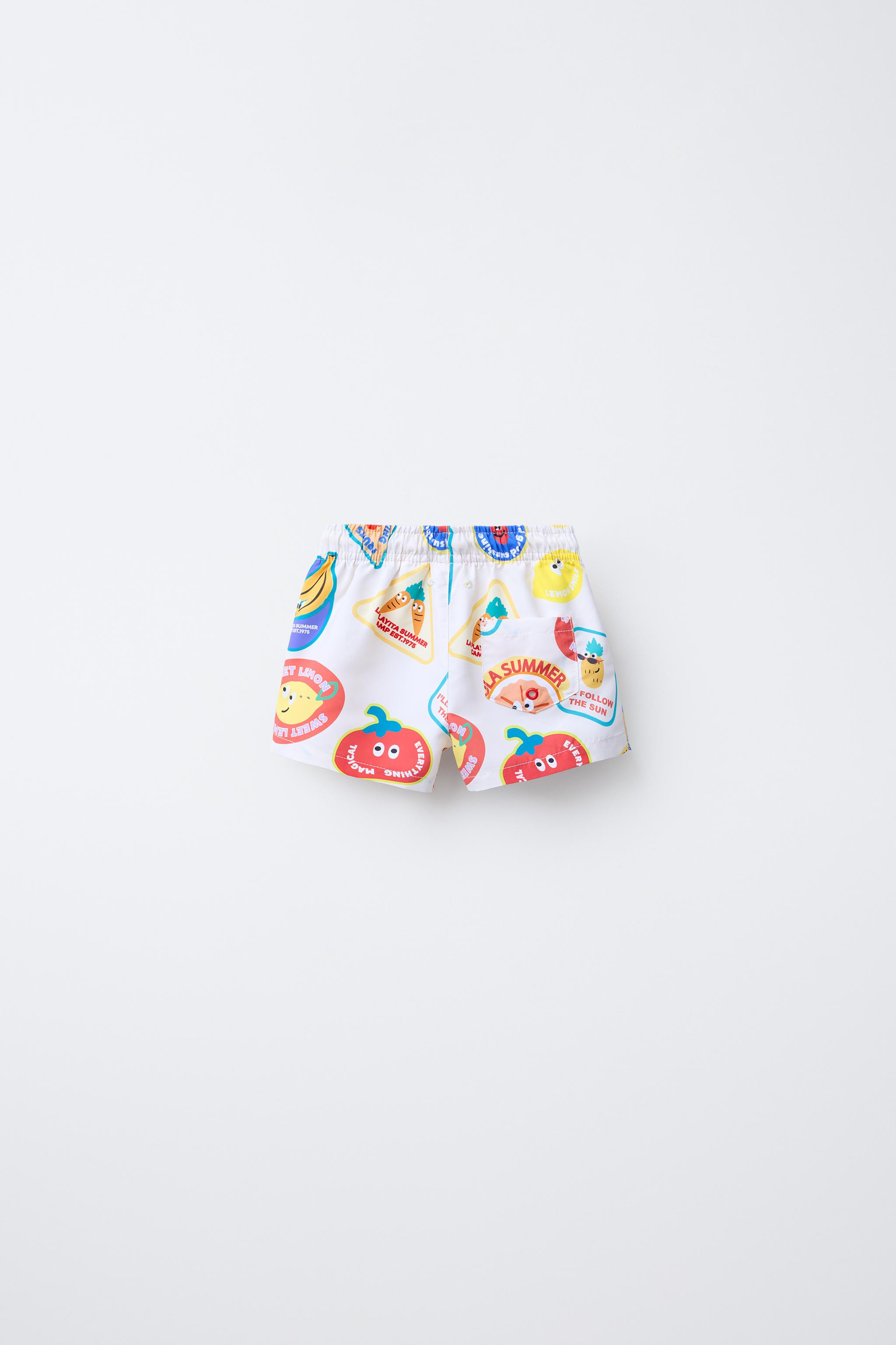 1-6 YEARS/FRUIT PRINT SWIM SHORTS | Zara US