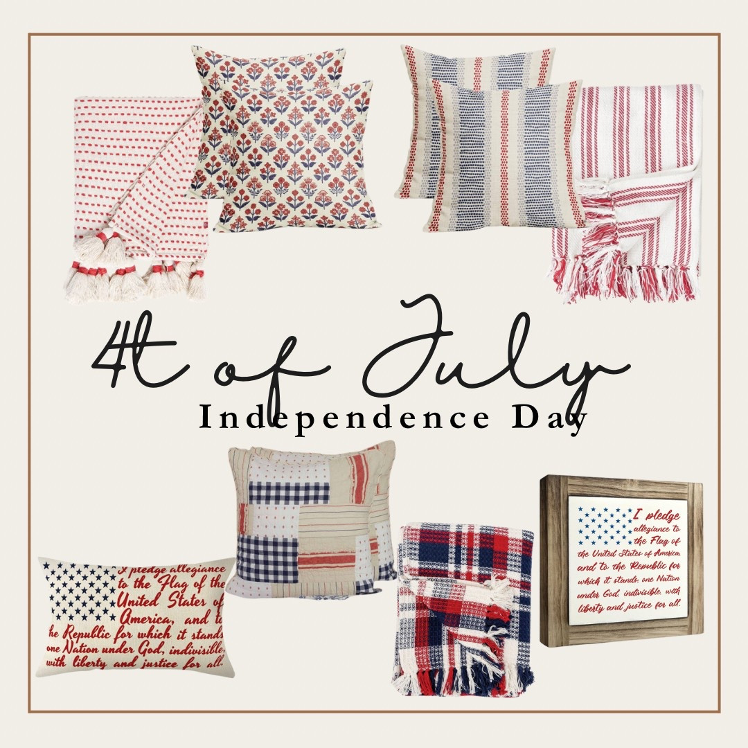 4th of July / Independence Day
Pillows and Throws 🇺🇸

#LTKSeasonal #LTKParties #LTKHome