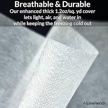 AlpineReach Plant Covers Frost & Sun Protection 10 x 30 ft - Thick 1.2 oz/yd² Freeze Blanket to ... | Amazon (US)