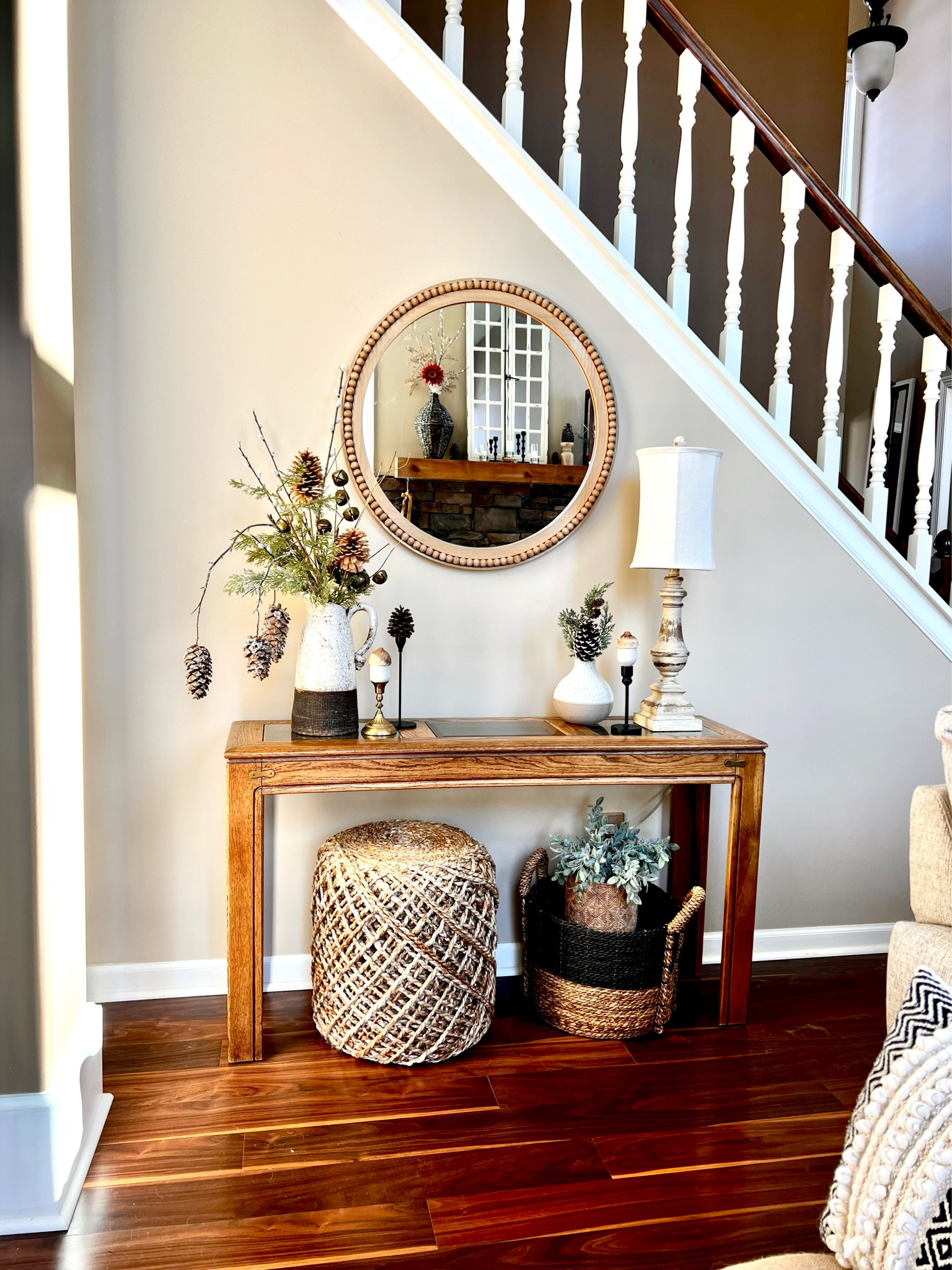 Winter decor inspiration | Hallway decor | Entryway decor | Sofa table decor 

#LTKhome #LTKMostLoved #LTKSeasonal