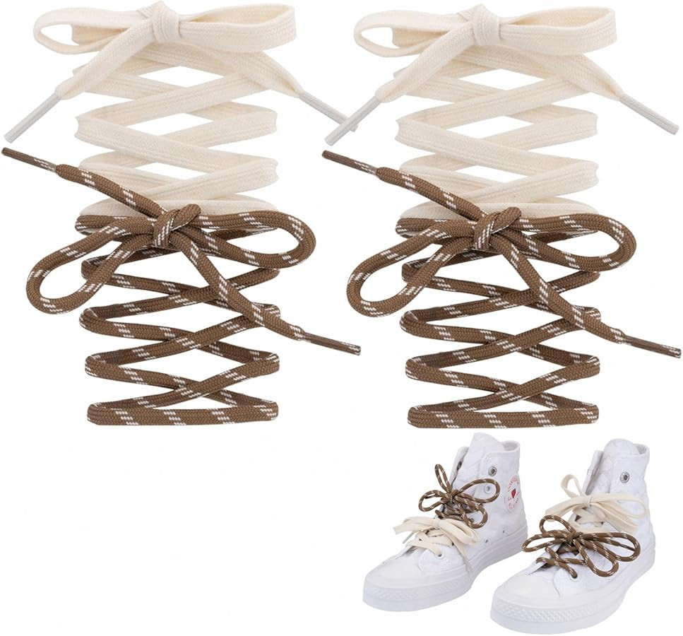 Colored Shoe Laces Multi Style Replacement Shoelaces for Boots Sneakers Cool Design Shoe Strings | Amazon (US)