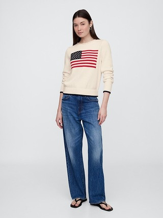 Roll Neck Americana Intarsia Sweater | Gap Factory