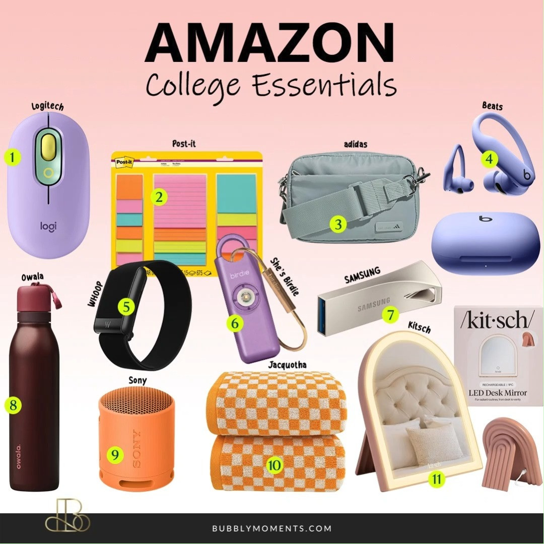 🎓 Getting ready for college? Check out these college essentials from Amazon that can help make student life easier. From dorm room basics and study supplies to everyday must-haves, these finds are perfect for staying organized and prepared throughout the school year. Whether you're a freshman or returning student, you'll find helpful items for campus life, studying, and your daily routine. Save this post for later and browse these college favorites!
#LTKFinds #LTKStyle #LTKSeasonal #CollegeEssentials #BackToSchool #CollegeLife #StudentLife #DormRoom #StudyEssentials #SchoolSupplies #CampusLife #AmazonFinds #AmazonFavorites #DormDecor #Organization #Productivity #CollegeMustHaves #UniversityLife #SchoolReady 

 
