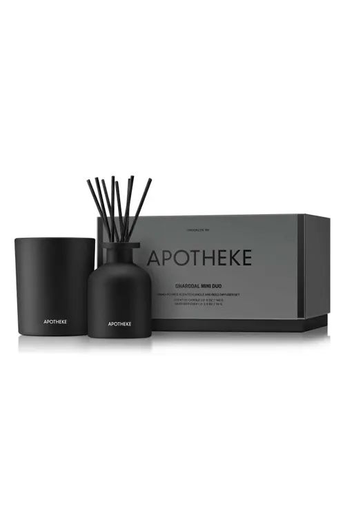 APOTHEKE Charcoal Candle & Diffuser Set USD $58 Value in Black at Nordstrom | Nordstrom