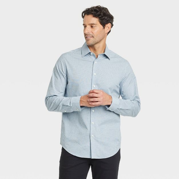 Men's Performance Dress Long Sleeve Button-Down Shirt - Goodfellow & Co™ | Target