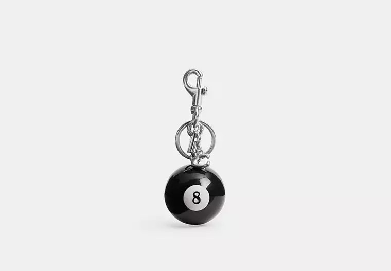 Coach Eight Ball Bag Charm - Black | Coach (US)