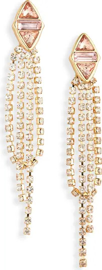 Nordstrom Draped Rhinestone Drop Earrings | Nordstrom | Nordstrom