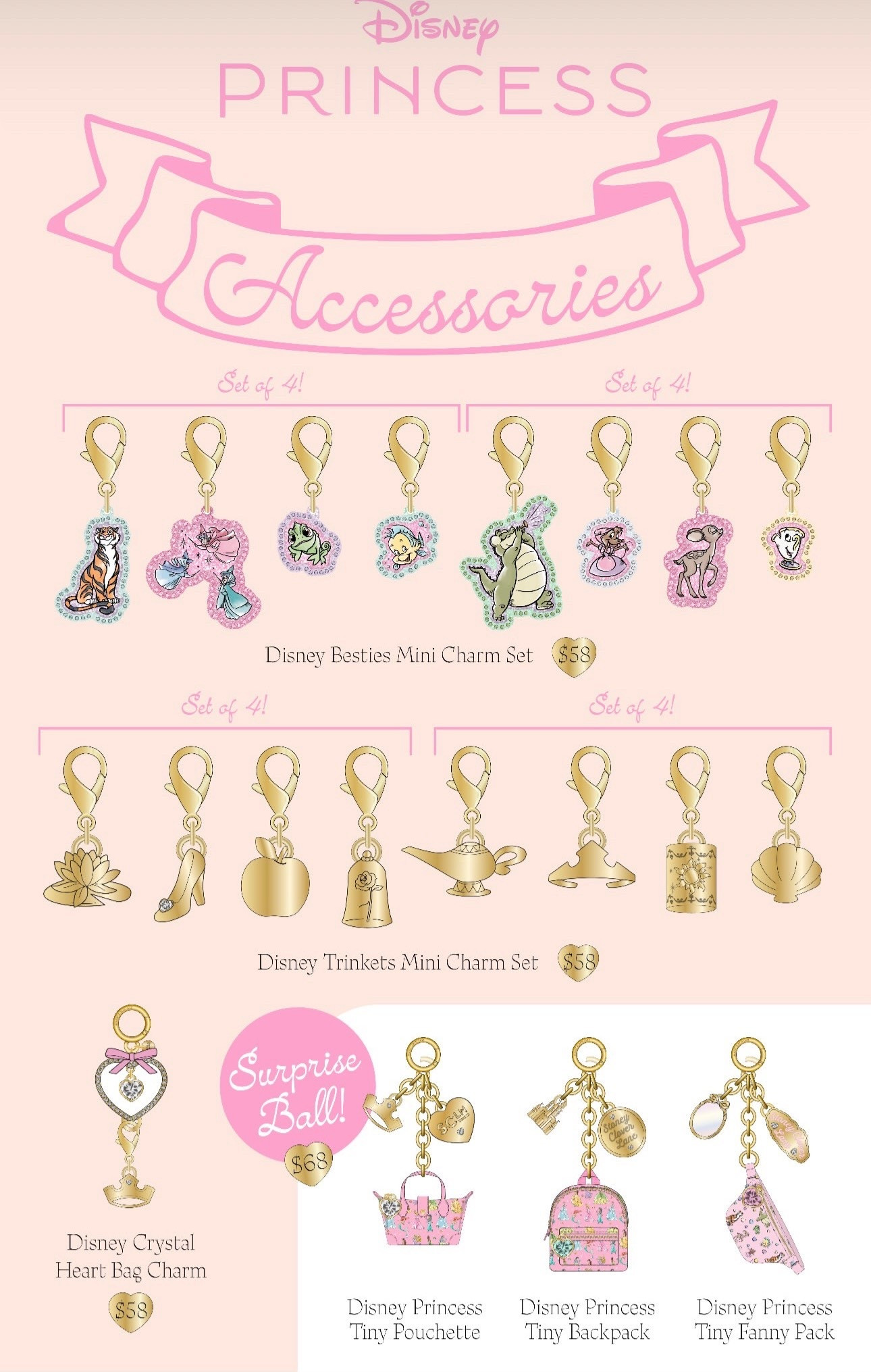 New Disney princess charms! 