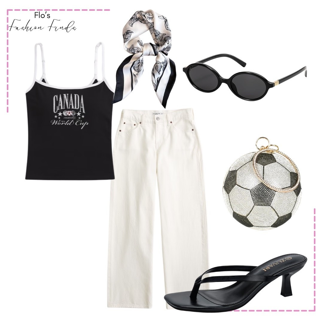 Cute and affordable midsize ootd to wear to your World Cup viewing party!

#LTKgrwm #LTKootd #LTKMidsize