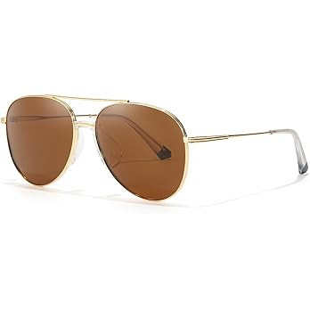 TJUTR Tangle Free Aviator Sunglasses for Women Men, Polarized UV400 Protection Trendy Shades, No-... | Amazon (US)
