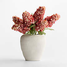 Faux Pink Cone Hydrangea 31" | Crate & Barrel | Crate & Barrel