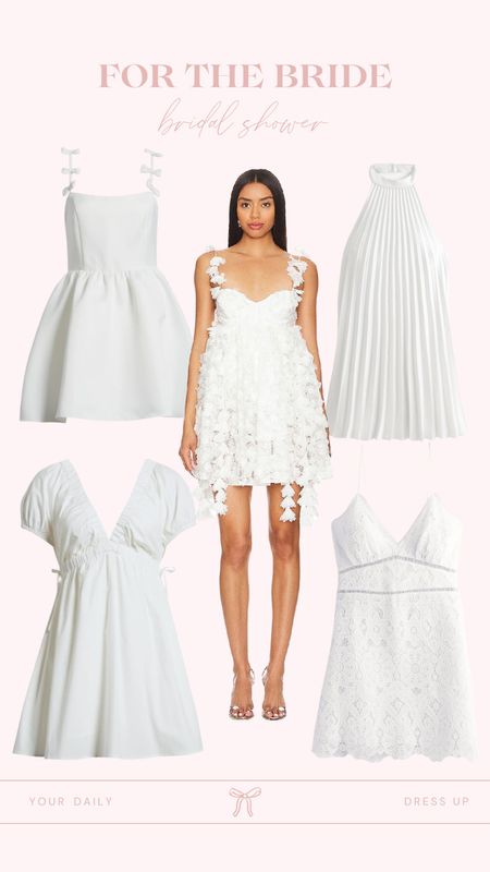 bridal shower dress - white dress 

#LTKSeasonal #LTKparties #LTKwedding