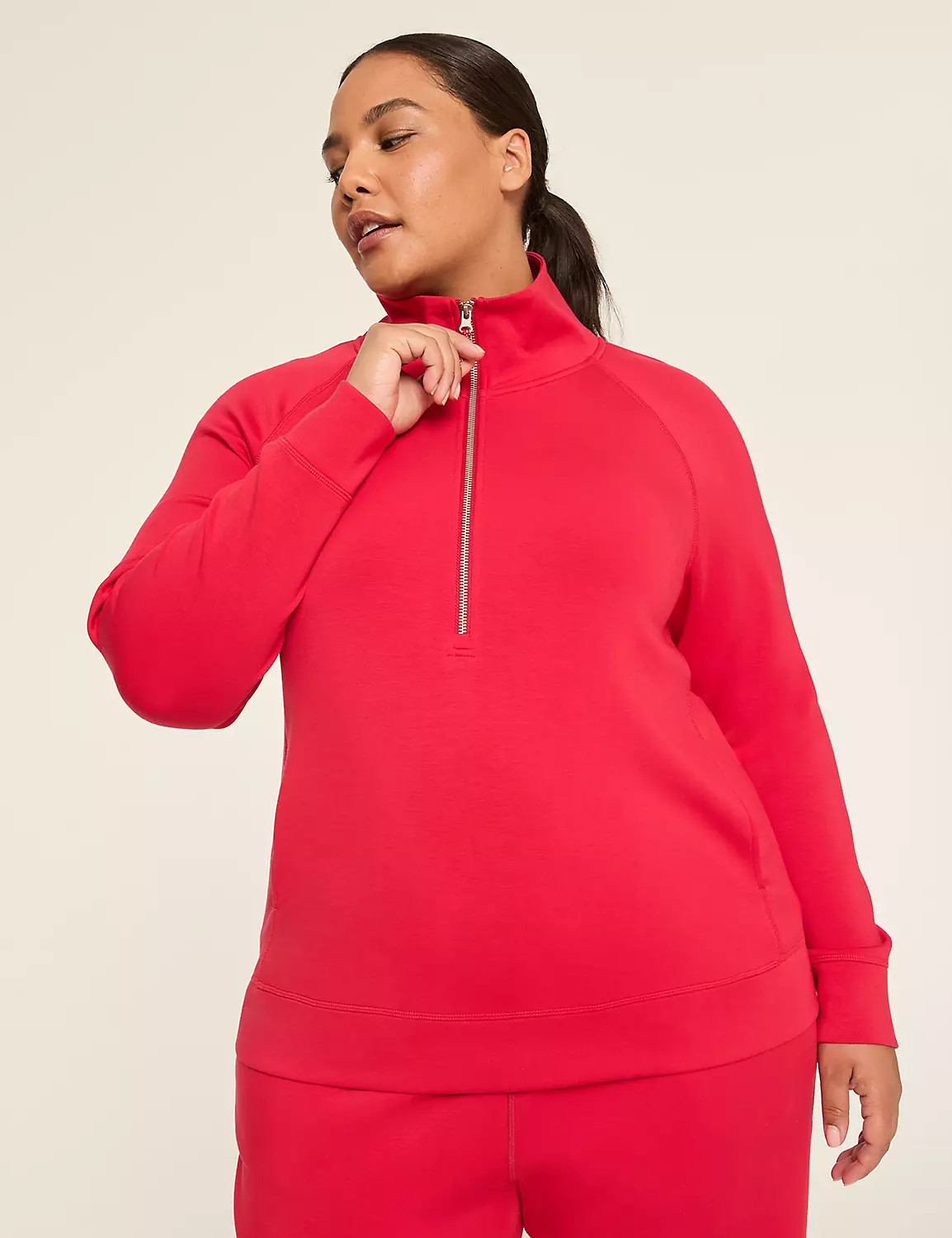 LIVI Journey Half-Zip Sweatshirt | Lane Bryant (US)