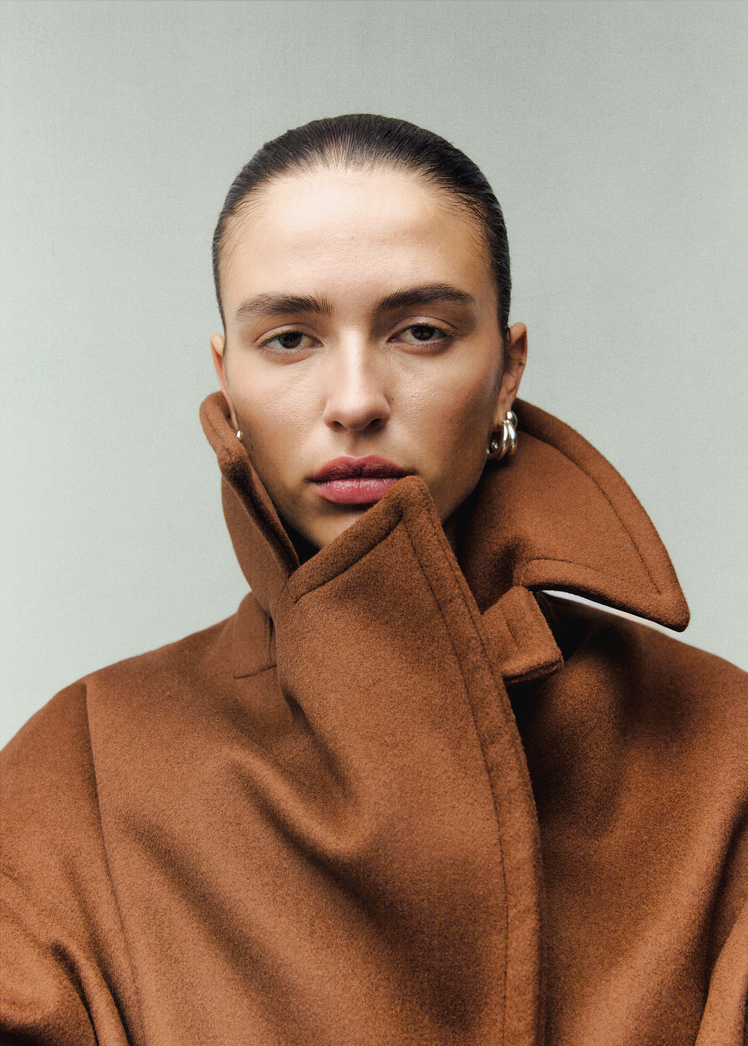 Lapel Manteco wool coat - Women | MANGO USA | Mango (US/MX/AU)