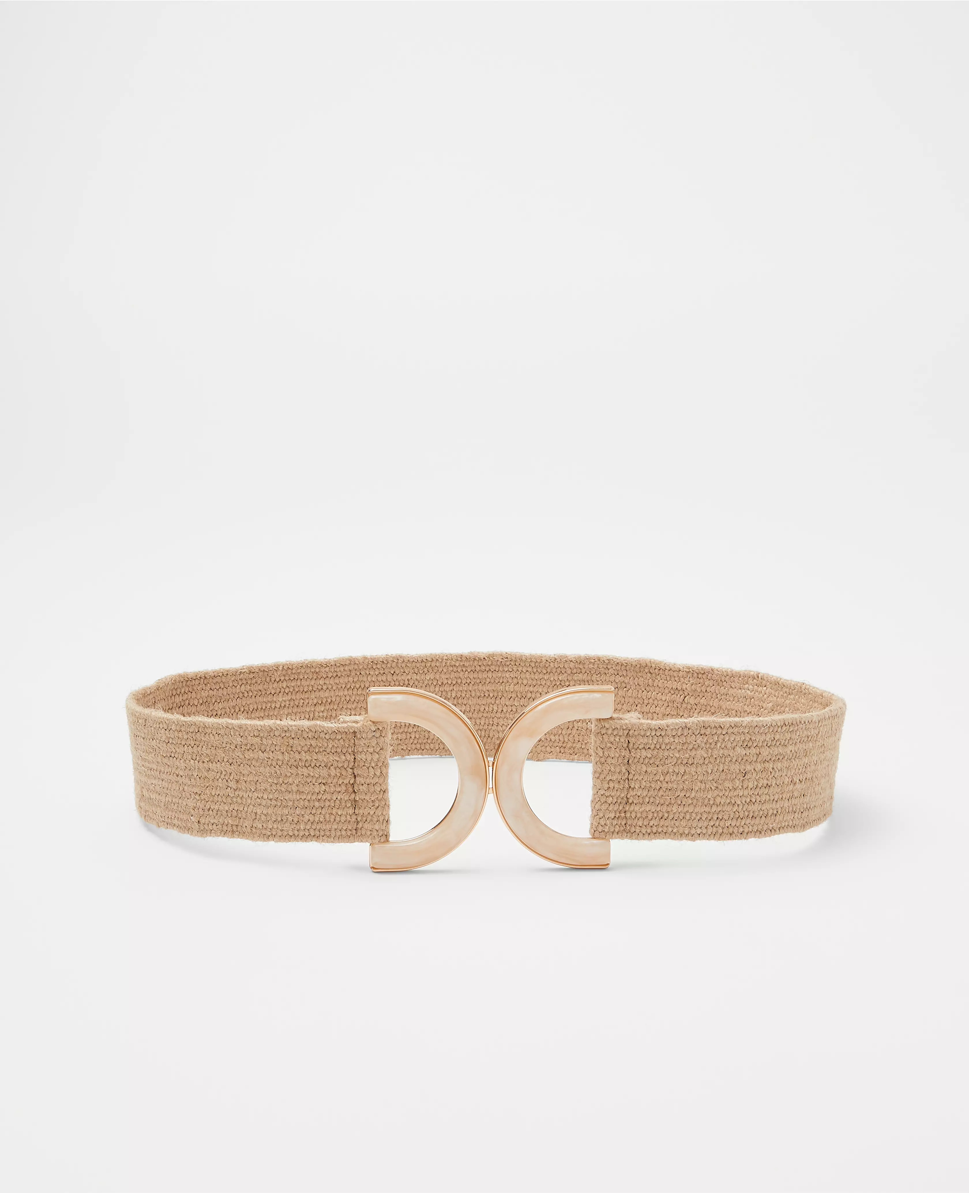 Acetate Buckle Stretch Belt | Ann Taylor (US)