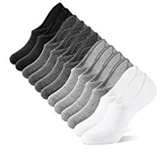 IDEGG Women and Men No Show Socks Low Cut Anti-slid Athletic Casual Invisible Liner Socks | Amazon (US)