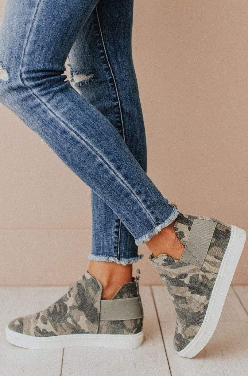 Diana Wedge Sneakers Camo | Walmart (US)