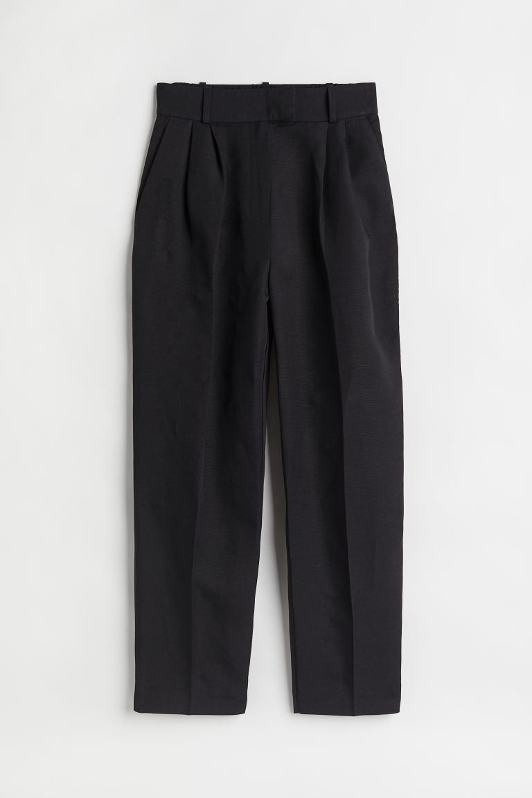 Ankle-length Pants Black Pants Work Pants Work Wear Business Casual Spring Pants Spring Outfits | H&M (US + CA)
