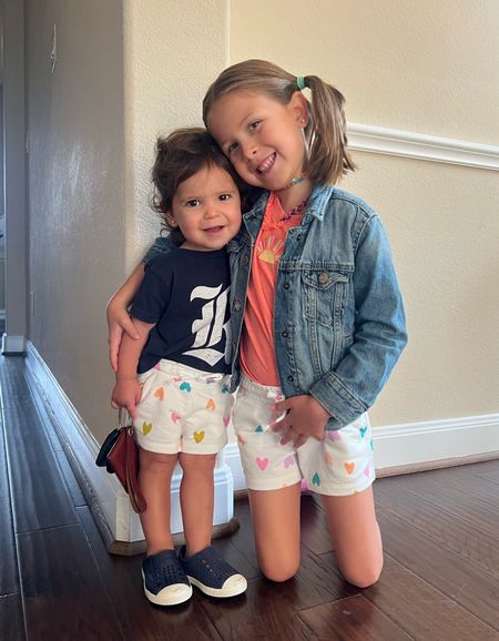 These adorable heart shorts are only $5 at Target and come in sizes 12 month through 5T! My girls don’t get many opportunities to match so this made me so happy!

#LTKkids #LTKFind #LTKfamily