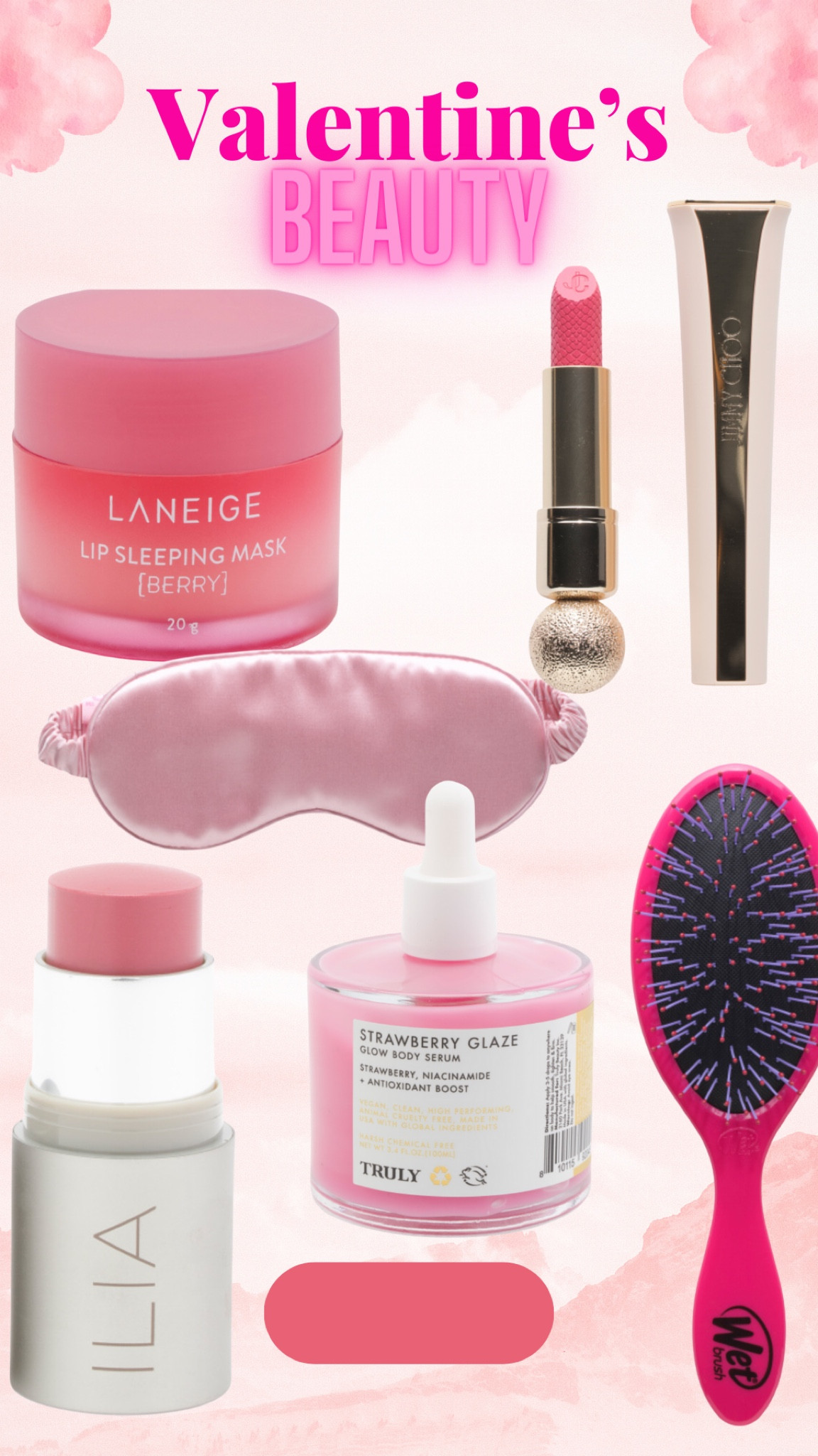 I love that beauty steals from T.J.Maxx! Trending beauty at an affordable price 💕💰🫶 slick sleep mask, laneige lip mask, truly body care, wet brush, jimmy choo lipstick 

#LTKbeauty #LTKSeasonal #LTKGiftGuide