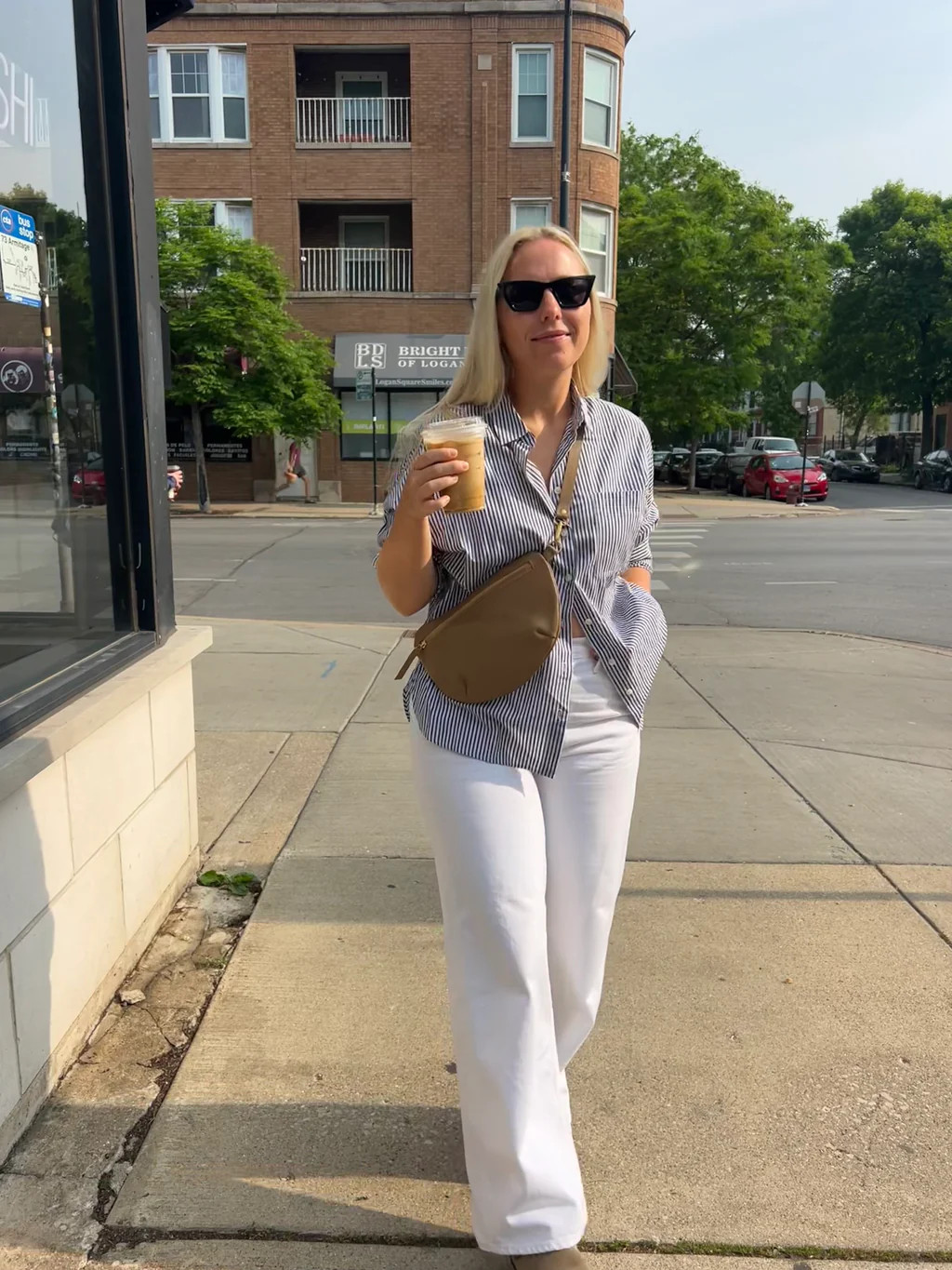 The Midi Sling, Latte | Abby Alley