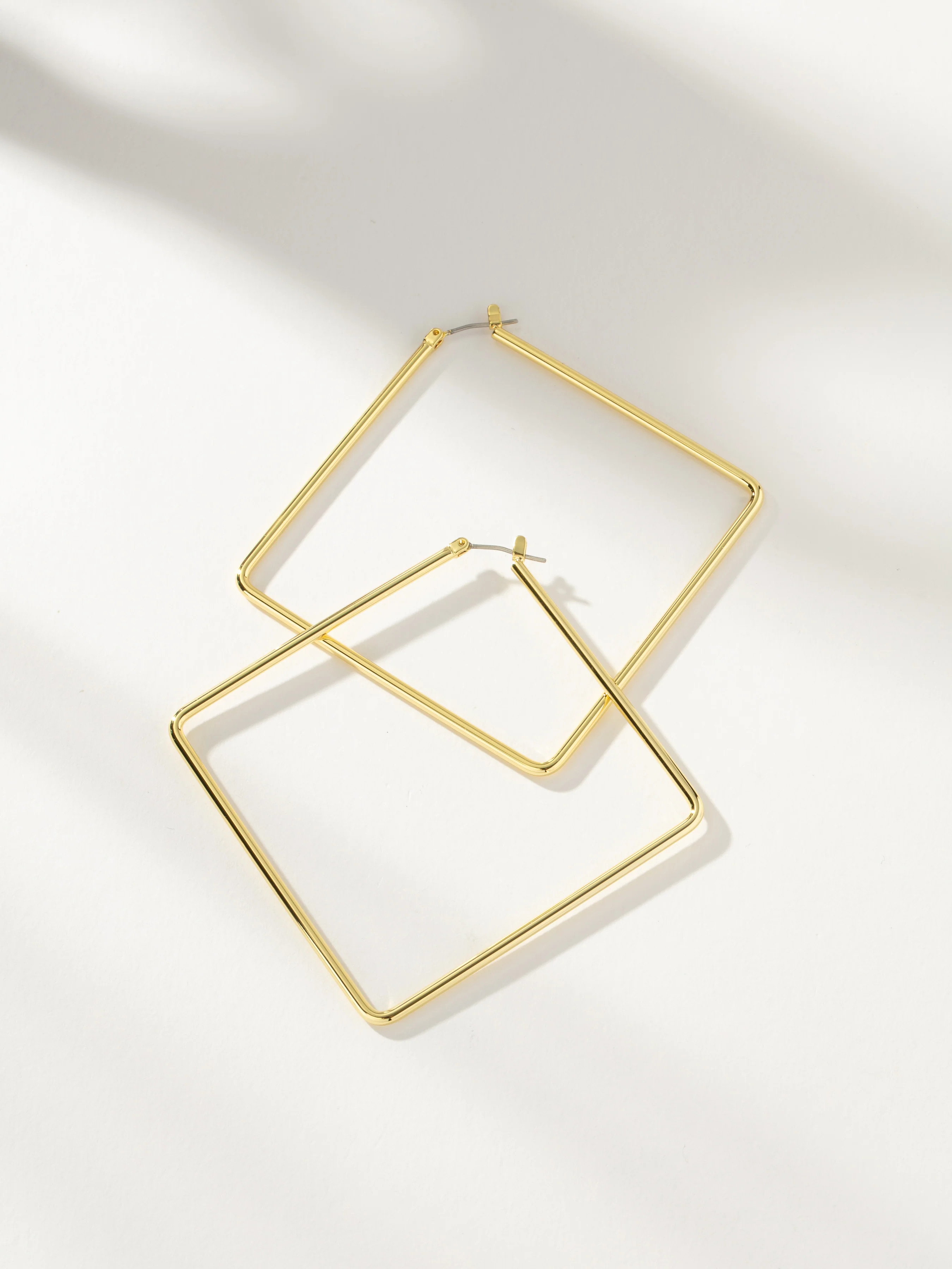 Girl Boss Geometric Hoop Earrings in Gold or Silver | Uncommon James | Uncommon James
