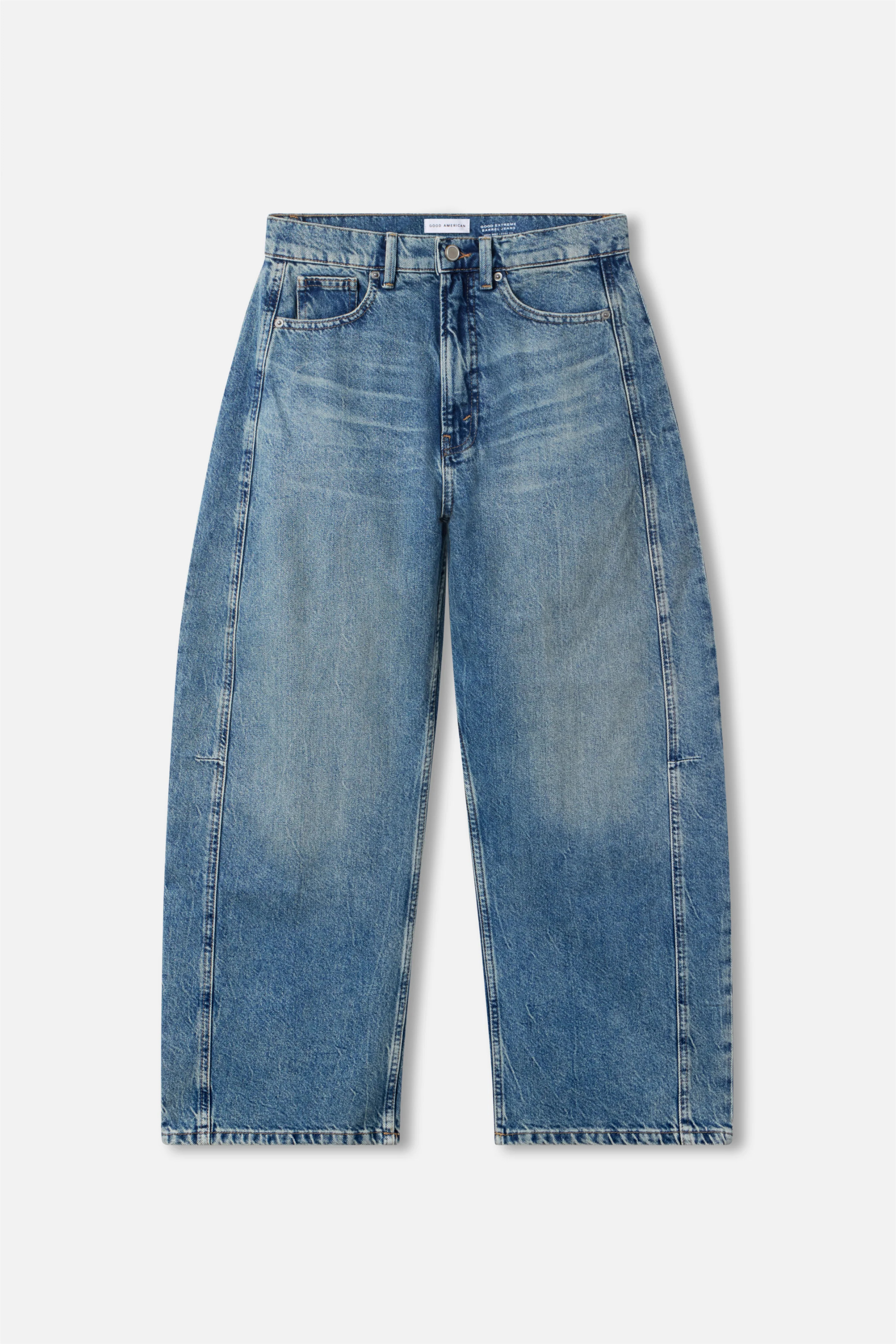 GOOD EXTREME BARREL JEANS | INDIGO966 - GOOD AMERICAN | Good American