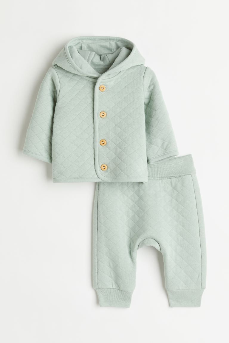 2-piece Quilted Jersey Set | H&M (US + CA)