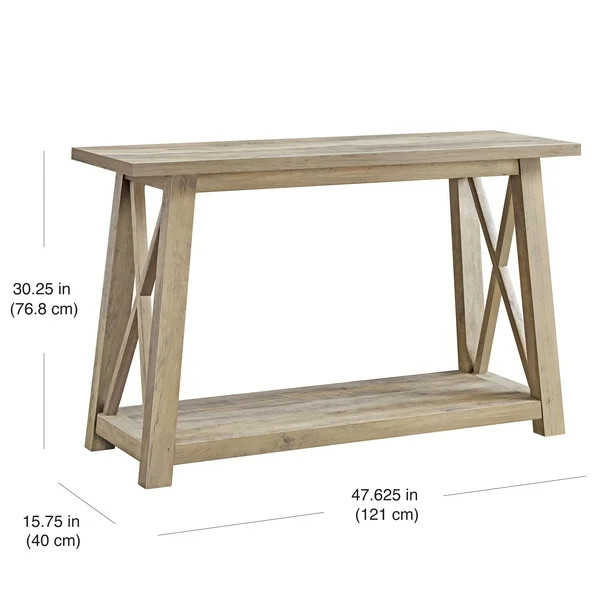 Better Homes & Gardens Granary Modern Farmhouse Console Table, Multiple Finishes | Walmart (US)
