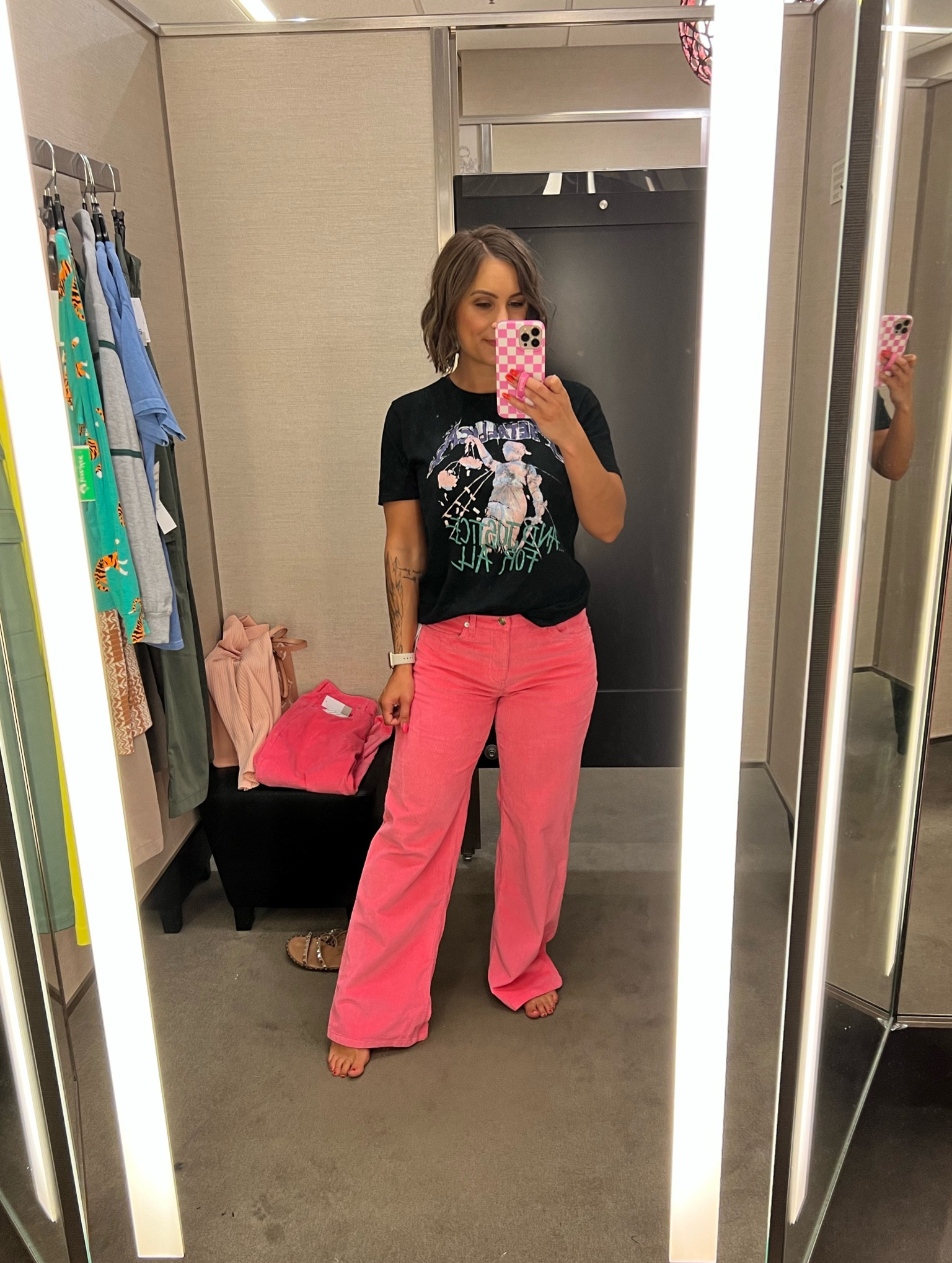 These pants are super comfy and stretchy. They are mid rise  

#LTKxNSale #LTKunder50 #LTKsalealert