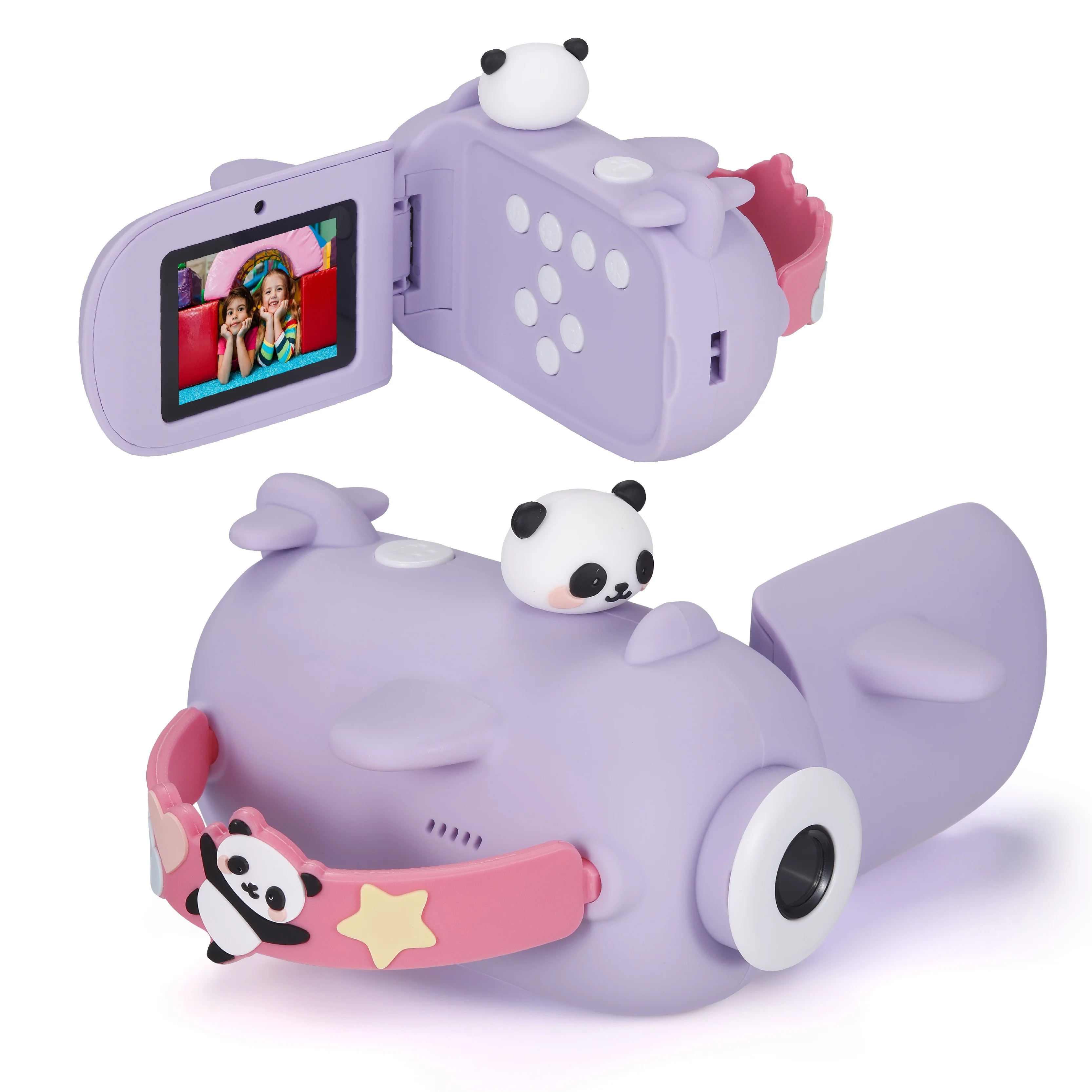 Vivitar Kidztech Camcorder for Kids, Purple Panda Digital Video Camera, Digital Zoom, Micro SD, S... | Walmart (US)