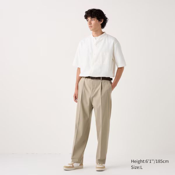 Wide-Fit Pleated Pants | UNIQLO (US)