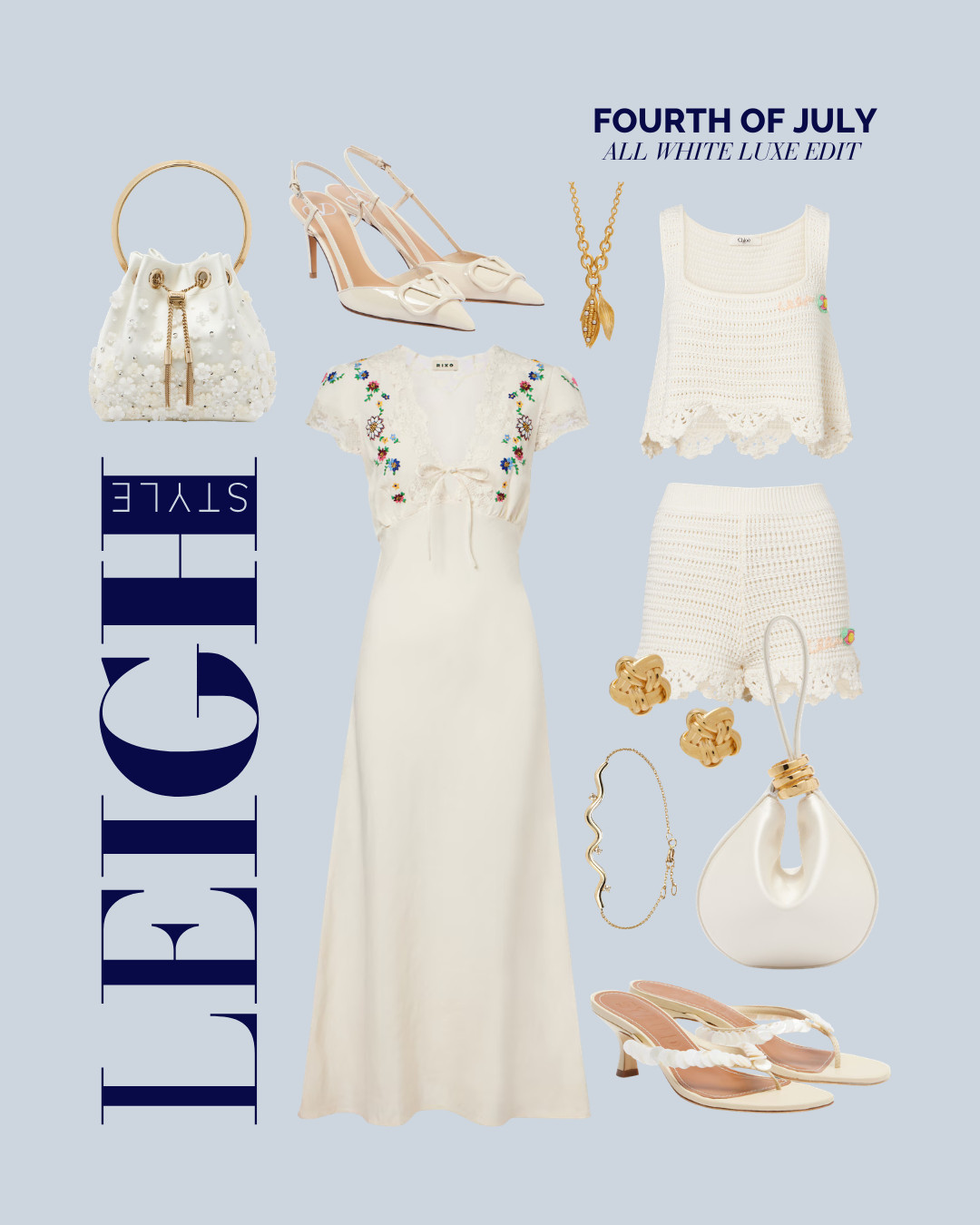 Keep it effortlessly elegant this holiday with these stunning style finds. 

#FourthOfJuly #July4thOutfit #SummerLuxe #HolidayStyle #LeighStyle 

 #LTKootd #LTKBeauty