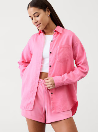 Retreat Linen Top | Athleta